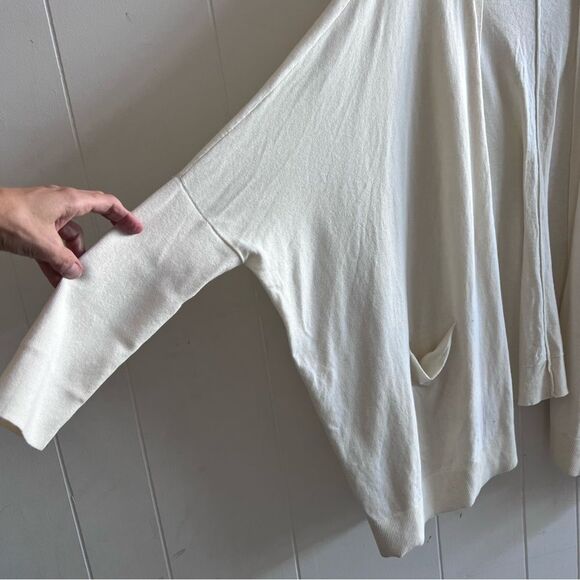 Moth Anthropologie Cotton Cashmere Open Front Cardigan - Picture 9 of 10